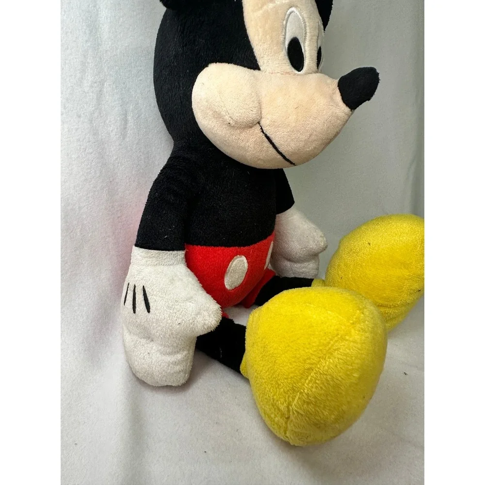 Disney Mickey‎ Mouse Plush Stuffed Animal Just Play Classic Red Shorts 15 Inch